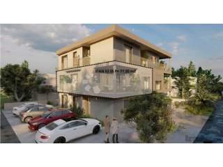 Otok Vir -Site 77,20m2 dvosoban stan120m od mora