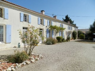 Gated Stone Property With Long..