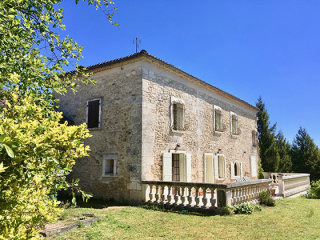 Old Stone House With Outbuildings In A..