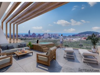 Magnífico dúplex en un complejo residencial con vistas al m..