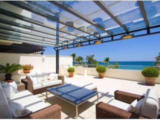 Luxury duplex first line beach..
