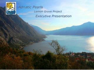 Land investment in Morinj, Kotor