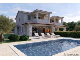 Istra – Novogradnja u mediteranskom stilu s bazenom