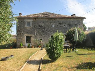 Detached Stone House, Outbuildings On..