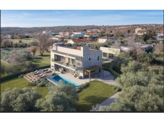 Istra, Išići – građevinsko zemljište s projektom vile i pogl
