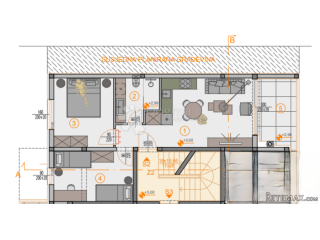 EKSKLUZIVNO! Novogradnja Štinjan - 58 m2, 1. kat (Z2 S2)