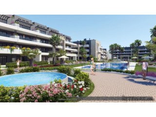 This residential development offers large parks..