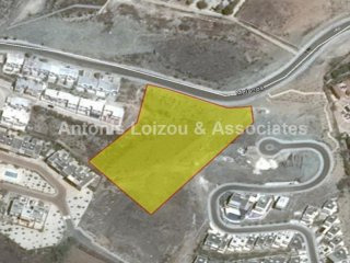 6,676 m2plot in Chlorakas with sea views