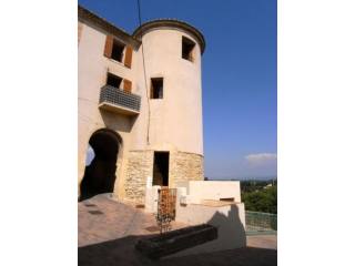 V0777 Chateau house with tower and..