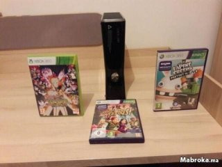 Xbox 360 Kinect et 3 jeux originaux