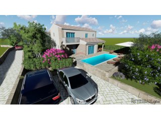 OTOK KRK,DOBRINJ moderna villa sa bazenom