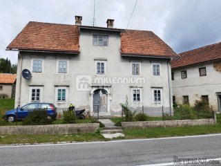 Gorski kotar, Vrbovsko, 136m2, kuća s velikim zemljištem