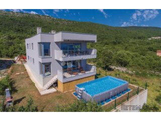 SAMOSTOJEĆA KUĆA SA 2 LUKSUZNA STANA, POGLED MORE! LABIN, OK
