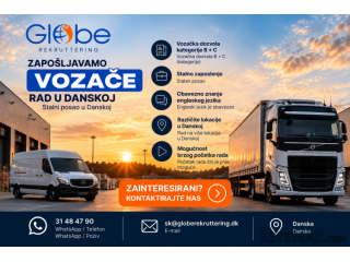 Vozači B i C/CE kategorije za rad u Danskoj