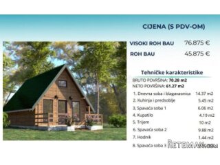 Teren za izgradnju 6 objekata – Gorski kotar, Fužine