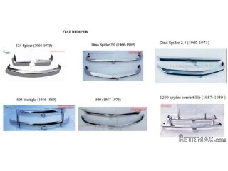 Fiat (1957 to 1975) Bumper Parts for Classic car