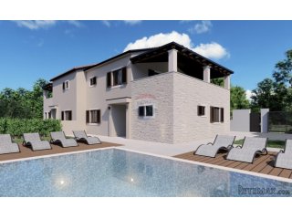 Poreč: Nova moderna dvojna kuća s bazenom