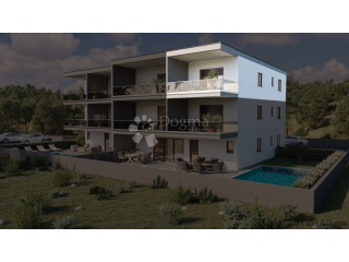 Novigrad – Moderni stan 78 m², 2 spavaće sobe, terasa, parki
