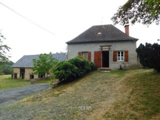 Correze. Estivaux. Farmhouse, barn..