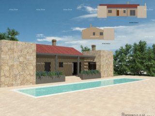 Građevinsko zemljište s projektom, blizina Marčane
