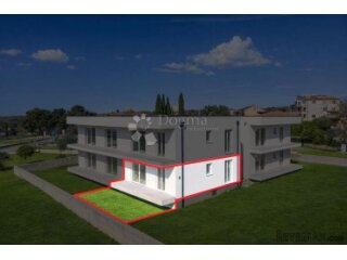 Luksuzan stan u prizemlju sa pogledom na more i vrtom