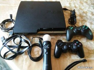 Ps3 slim 500 gb flashé tres bon état