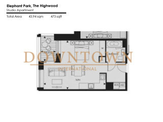 Studio,The Highwood, Elephant Park..