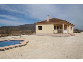 New villa with pool in Pinoso...just..