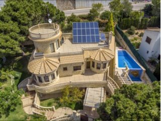 This beautiful villa, with a very majestic appearance, is..