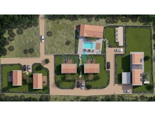 Skradin/Bićine, građevinsko zemljište + 4 projekt kamene ku..