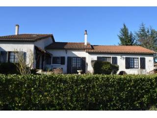 Large dormer bungalow with outbuildings..