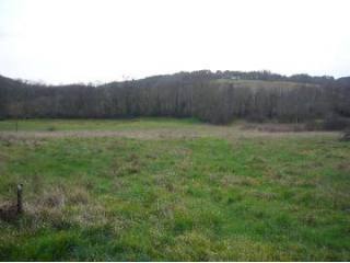 Building plot with stream on the edge..