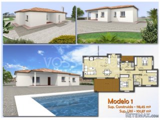 HIGH QUALITY - OFF PLAN - 3 bedroom, 2 bath villa of..