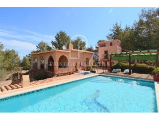 House with swimming-pool in the center..
