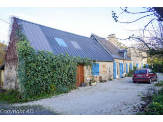 Stone House With Outbuilding Garage..