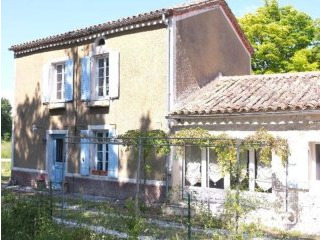 Country Stone House With Garden..