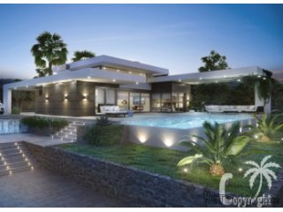 New project to built a modern design villa with stunning..
