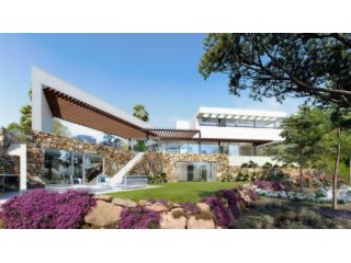 This modern villa project on a balcony to the golf. The..