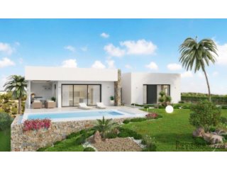 These beautiful modern villas are currently being built on..