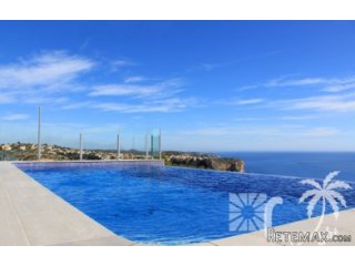 Modern villa project with infinity pool and superb sea..