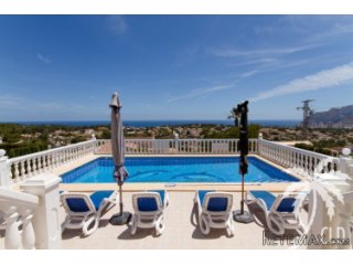 This luxury villa with heated swimming pool is located only..