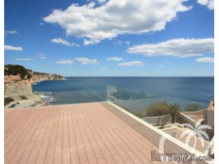 This impressive new villa of modern style with large..