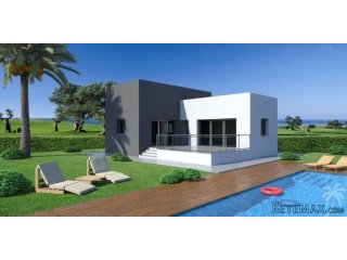 Several types of villas which can be built on different..