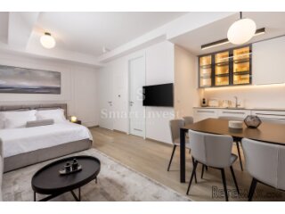 OPATIJA – CENTAR, luksuzan stan 1S+DB u vili 1. red do mora..