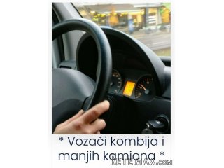 Vozac kombija potreban agenciji za selidbe, Beograd