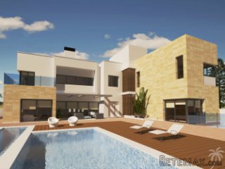 This yet-to-build villa will be located between Torrevieja..