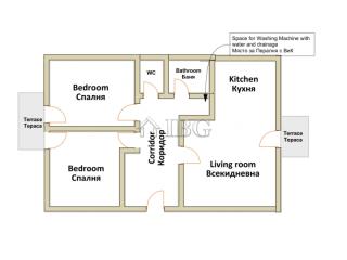 Large apartment with 2 bedrooms and a..