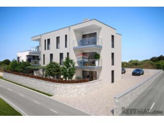 Umag, Zambratija - Moderan stan - Pogled more - Novogradnja