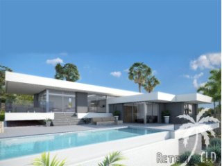 Modern villa with spectacular minimalist design located on..