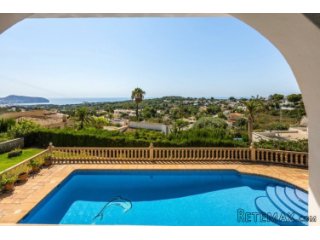 This Mediterranean style villa for sale in Moraira boasts..